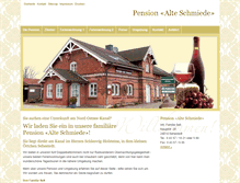 Tablet Screenshot of pension-am-kanal.de